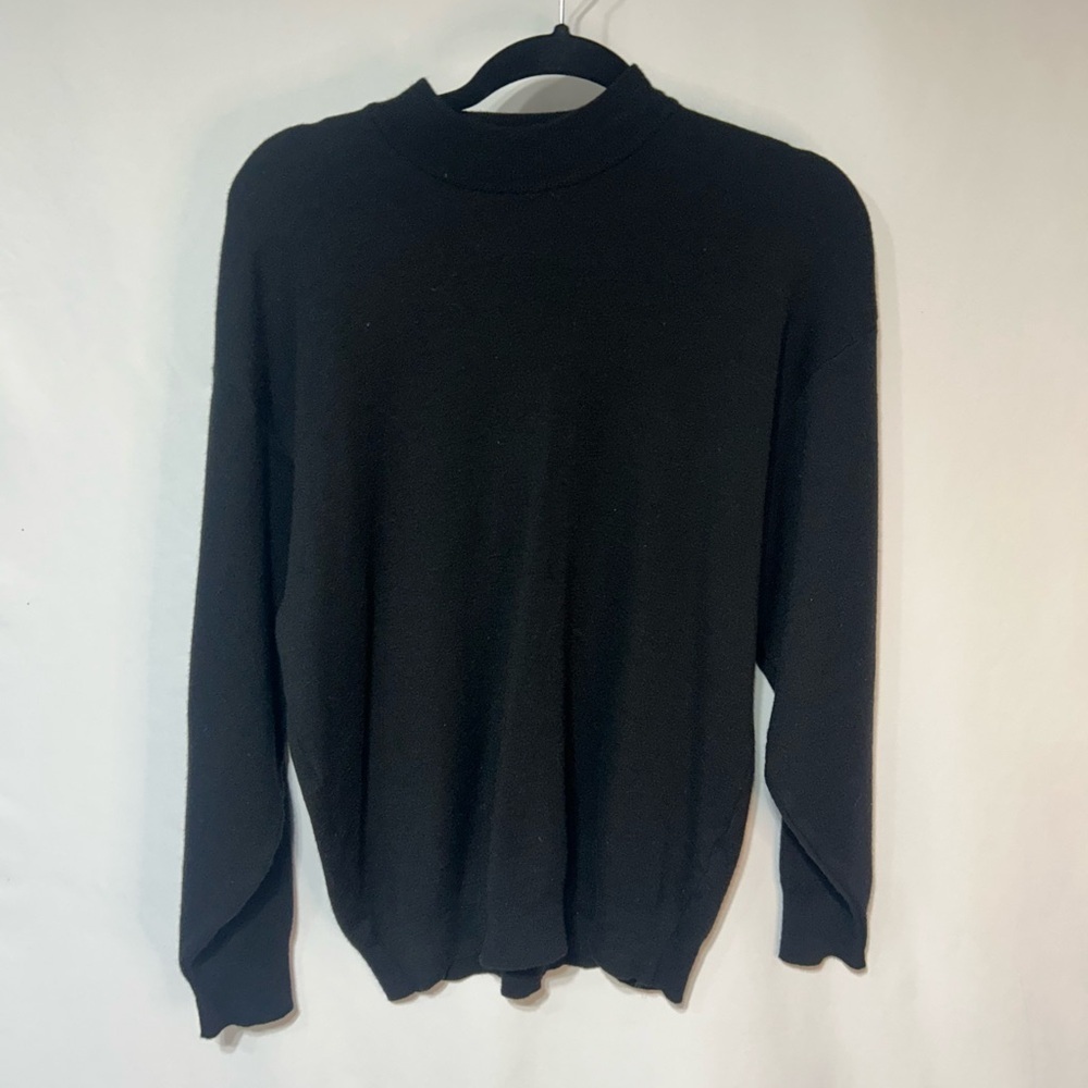 Tundra Black Turtleneck Sweater